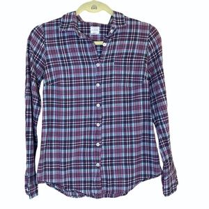 J.Crew Factory Plaid Shirt Size XS